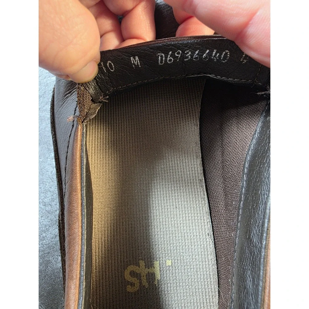 SAS Slip On Loafers Men 10 M Brown Leather Comfort‎ Shoes